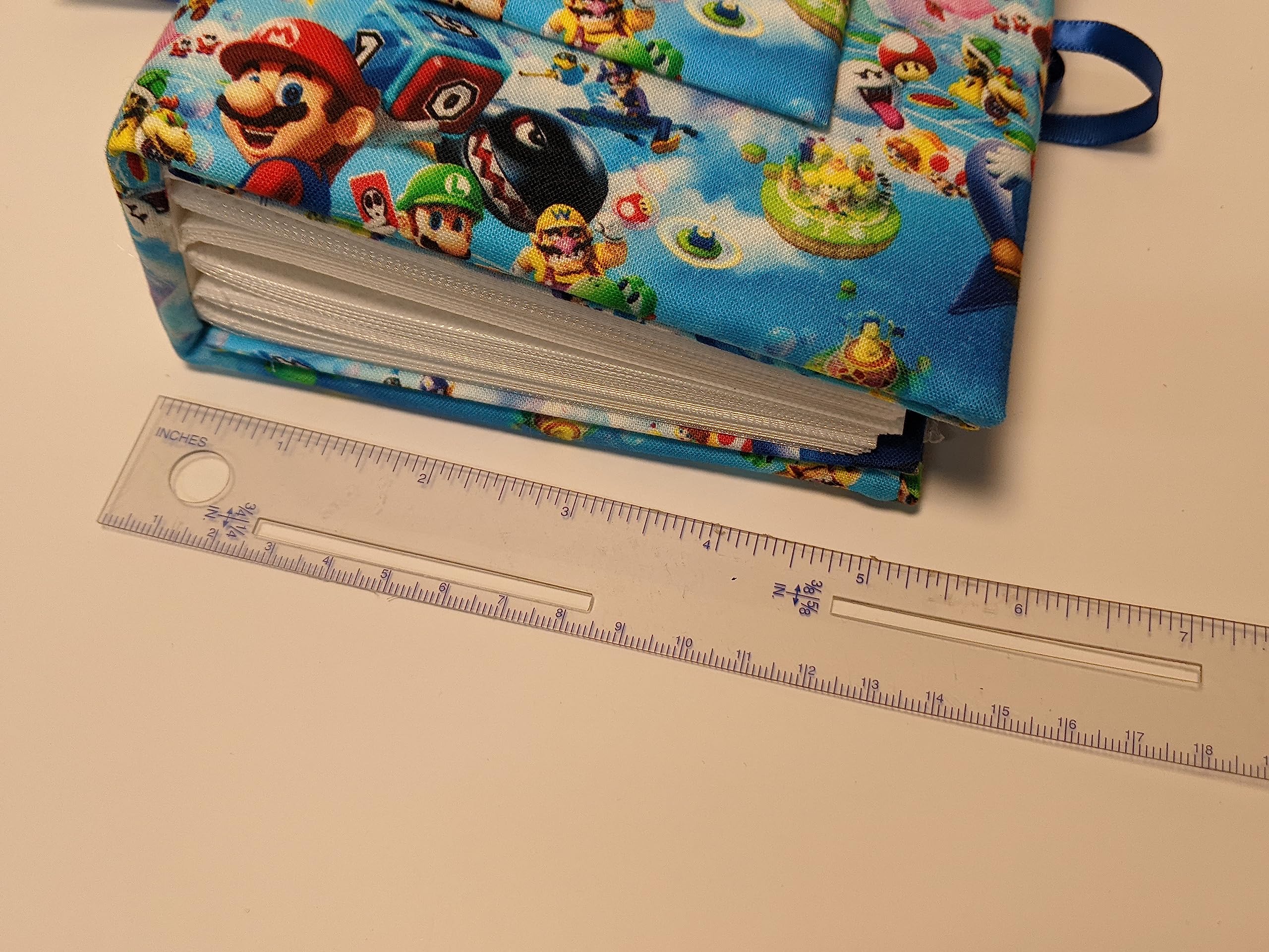 New!!! Custom Mario Brothers Photo Album 3 - Holds 100 4x6 Photos - Handmade Gamer Photo Album