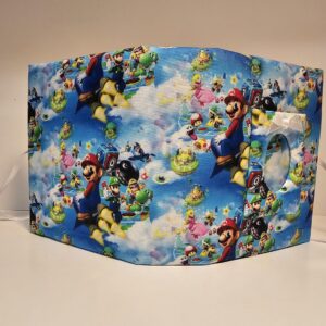 New!!! Custom Mario Brothers Photo Album 3 - Holds 100 4x6 Photos - Handmade Gamer Photo Album