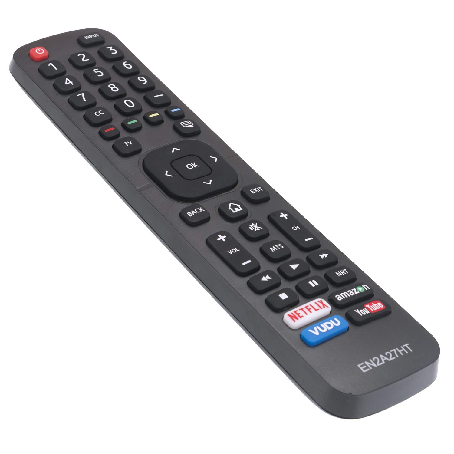 EN2A27HT Replacement Remote Control -ALLIMITY- fit for HISENSE Smart TV EN2A27HT Remote Control sub EN2A27ST 50H7050D 32H5D 43H620D 39H5D 60DU6070 40H5D 43H5D 43H6D 50H5D 55H5D 50H6D