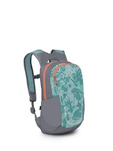 osprey daylite jr. kids' backpack, enjoy outside print/grey area, one size