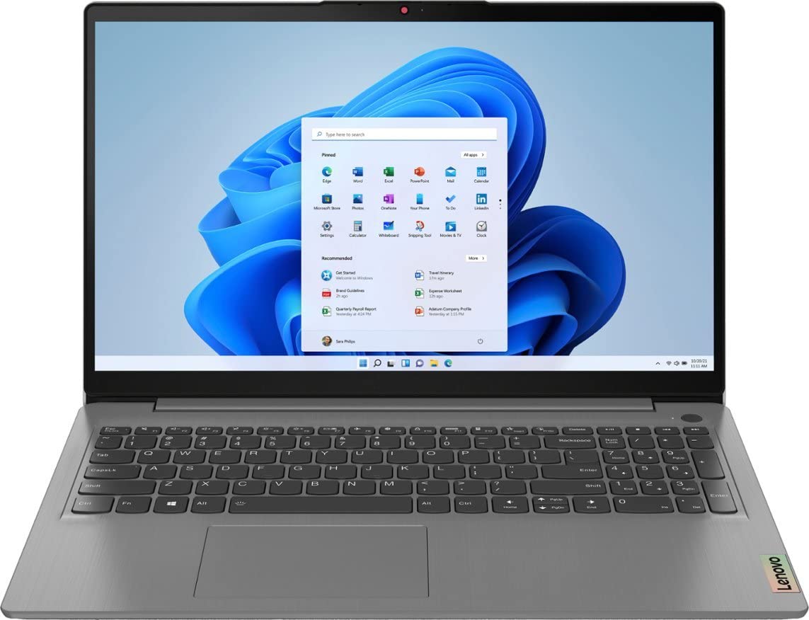 Lenovo Ideapad 3i 15.6" Full HD (1920 x 1080) touch Laptop, Intel Core i5-1135G7 processor, 4-core, 12GB RAM 512GB SSD Storage, Intel Iris X Graphics, Bluetooth, Wi-Fi, Win11, Arctic Grey, W/GaLiMu