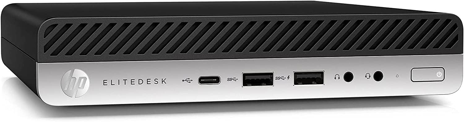 HP EliteDesk Mini Desktop Computer with 24 inch Monitor Bundle,Intel i7-6700 AX210 Wi-Fi 6e,Bluetooth 5.2,32GB RAM,New NVMe 1TB SSD, Wireless Keyboard & Mouse,Windows 10 Pro (Renewed)