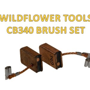 WILDFLOWER Tools CB340 Brush Set Compatible with Makita