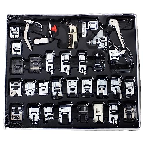 32Pcs Sewing Machine Presser Feet Kit, Sewing Machines Accessories Supplies Set