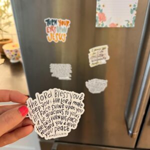 Swaygirls magnets | Lord's Blessing refrigerator magnet | Christian magnets | Fridge magnets about faith, God, the Bible