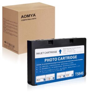 aomya t5846 compatible ink cartridge,work with picturemate pm 225,pm 260,flash pm 280, pal pm 200, show pm 300, snap pm 240 and pm 290 printer (1)…