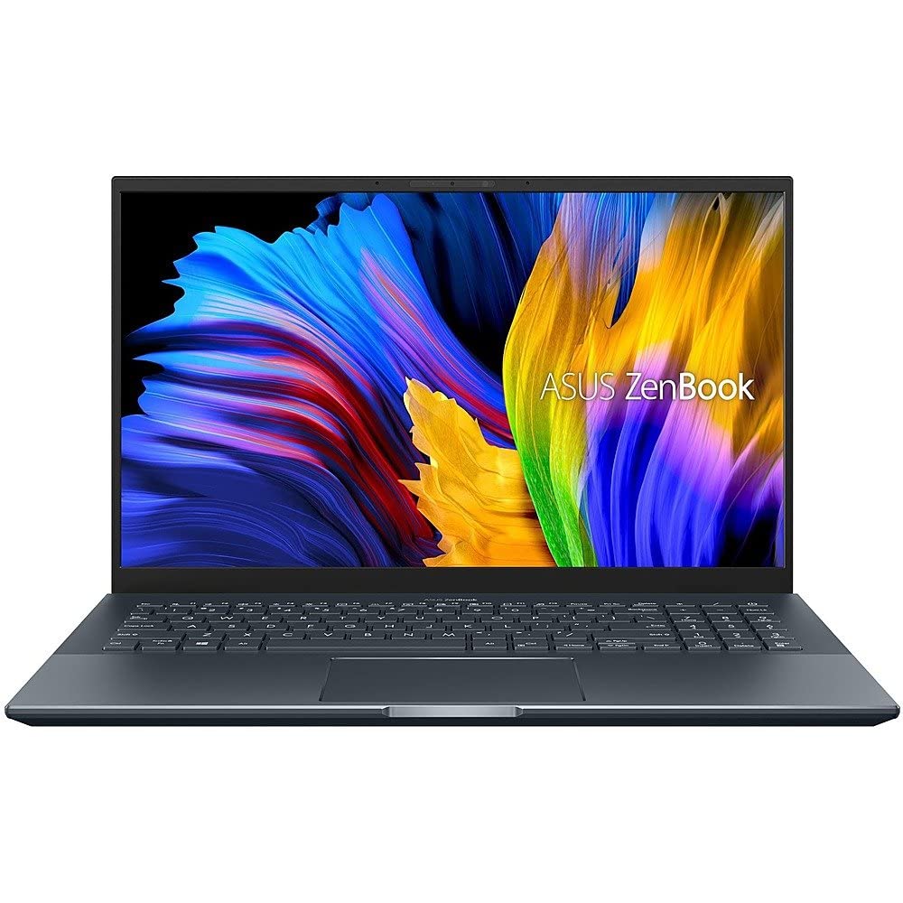 ASUS ZenBook Pro 15 2023 Business Laptop 15.6" OLED FHD Touchscreen 8-Core Ryzen 9 5900HX 16GB LPDDR4 1TB SSD NVIDIA GeForce RTX 3050 Ti 4GB Wi-Fi 5 Backlit Keyboard Windows 11 Pro w/ONT 32GB USB