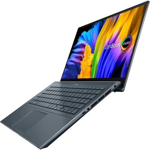 ASUS ZenBook Pro 15 2023 Business Laptop 15.6" OLED FHD Touchscreen 8-Core Ryzen 9 5900HX 16GB LPDDR4 1TB SSD NVIDIA GeForce RTX 3050 Ti 4GB Wi-Fi 5 Backlit Keyboard Windows 11 Pro w/ONT 32GB USB