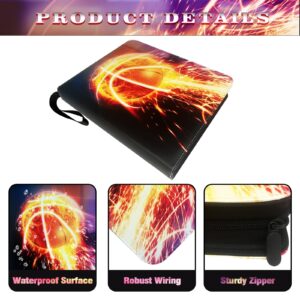 Basketball Card Binder with Sleeves, 900 Pockets Trading Card Holder Protectors Albums, Card Storage Organizer Case Compatible with Basketball Card and other Trading Cards