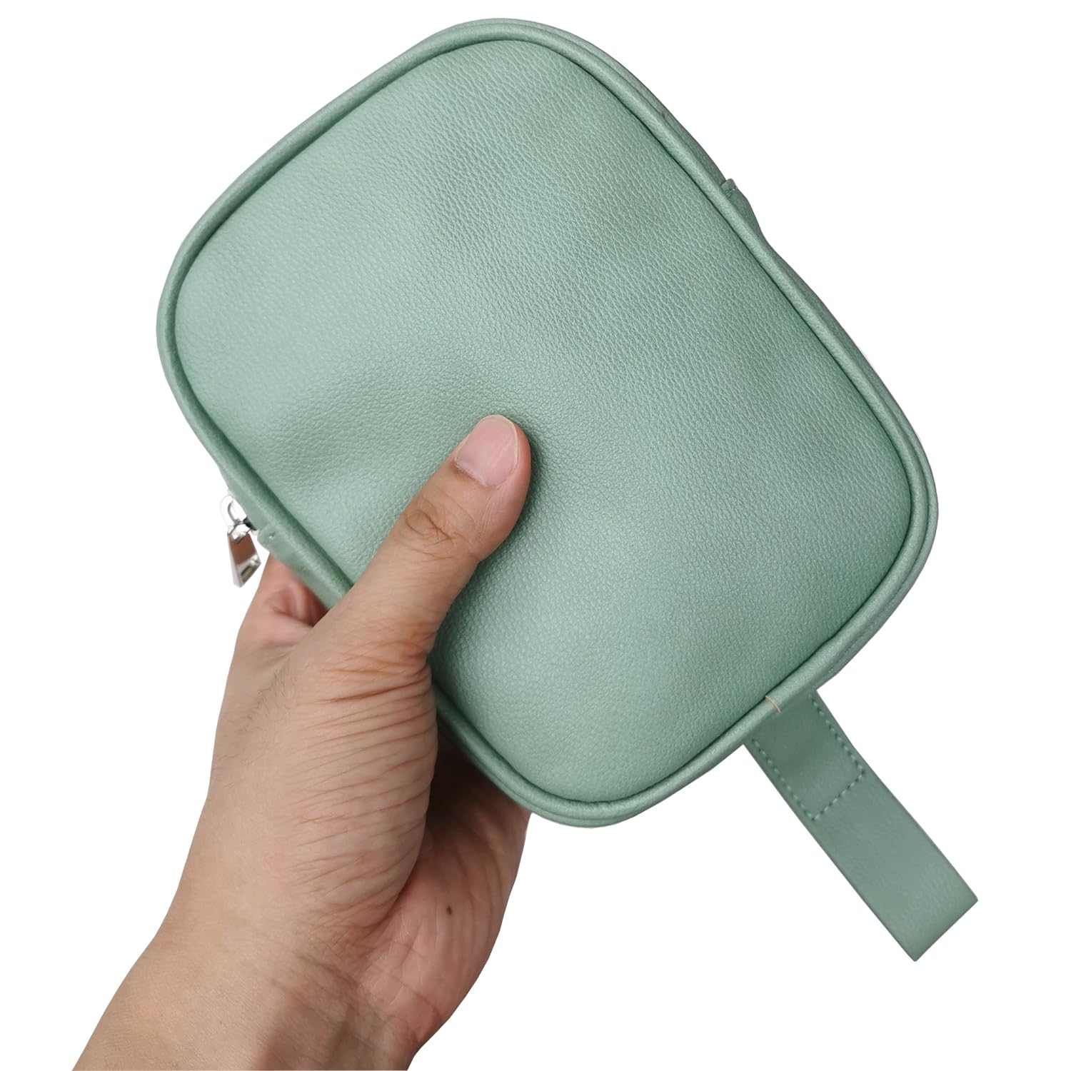 Larswon Leg Bag Leg Harness Bag Synthetic Leather Thigh Bag Hip Bag Fanny Pack Thigh Harness Women Light Green