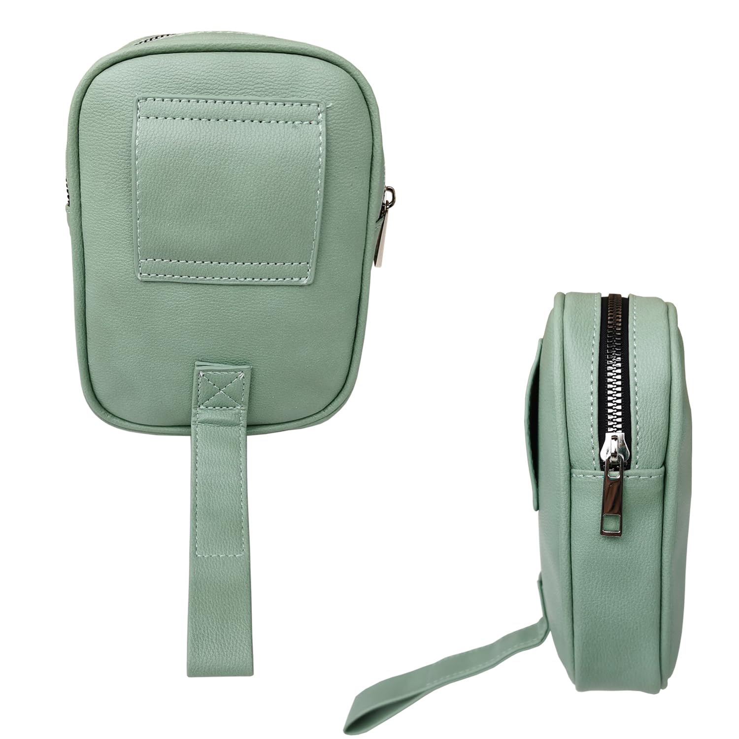 Larswon Leg Bag Leg Harness Bag Synthetic Leather Thigh Bag Hip Bag Fanny Pack Thigh Harness Women Light Green