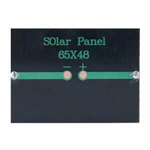 3Pcs 100MA 0.3W 3V Small Solar Panel, 2.6x1.9 Inch Portable Polysilicon Solar Panel Charging Power Board Charger for Small Power Appliances