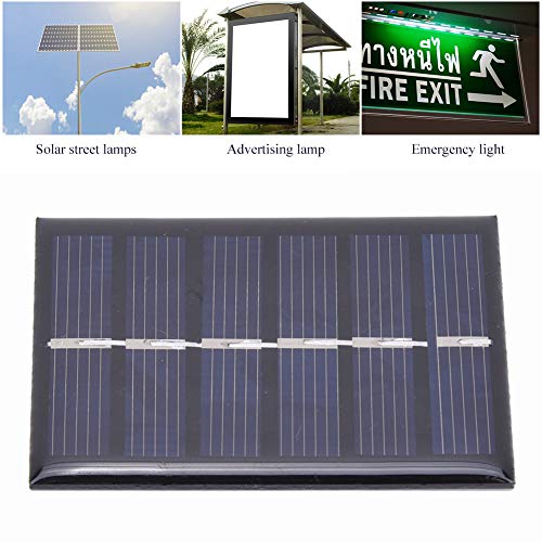 3Pcs 100MA 0.3W 3V Small Solar Panel, 2.6x1.9 Inch Portable Polysilicon Solar Panel Charging Power Board Charger for Small Power Appliances