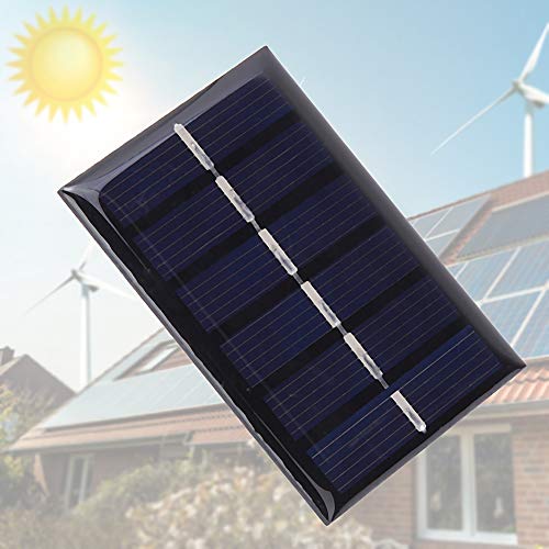 3Pcs 100MA 0.3W 3V Small Solar Panel, 2.6x1.9 Inch Portable Polysilicon Solar Panel Charging Power Board Charger for Small Power Appliances