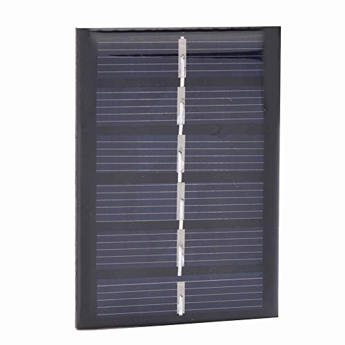 3Pcs 100MA 0.3W 3V Small Solar Panel, 2.6x1.9 Inch Portable Polysilicon Solar Panel Charging Power Board Charger for Small Power Appliances