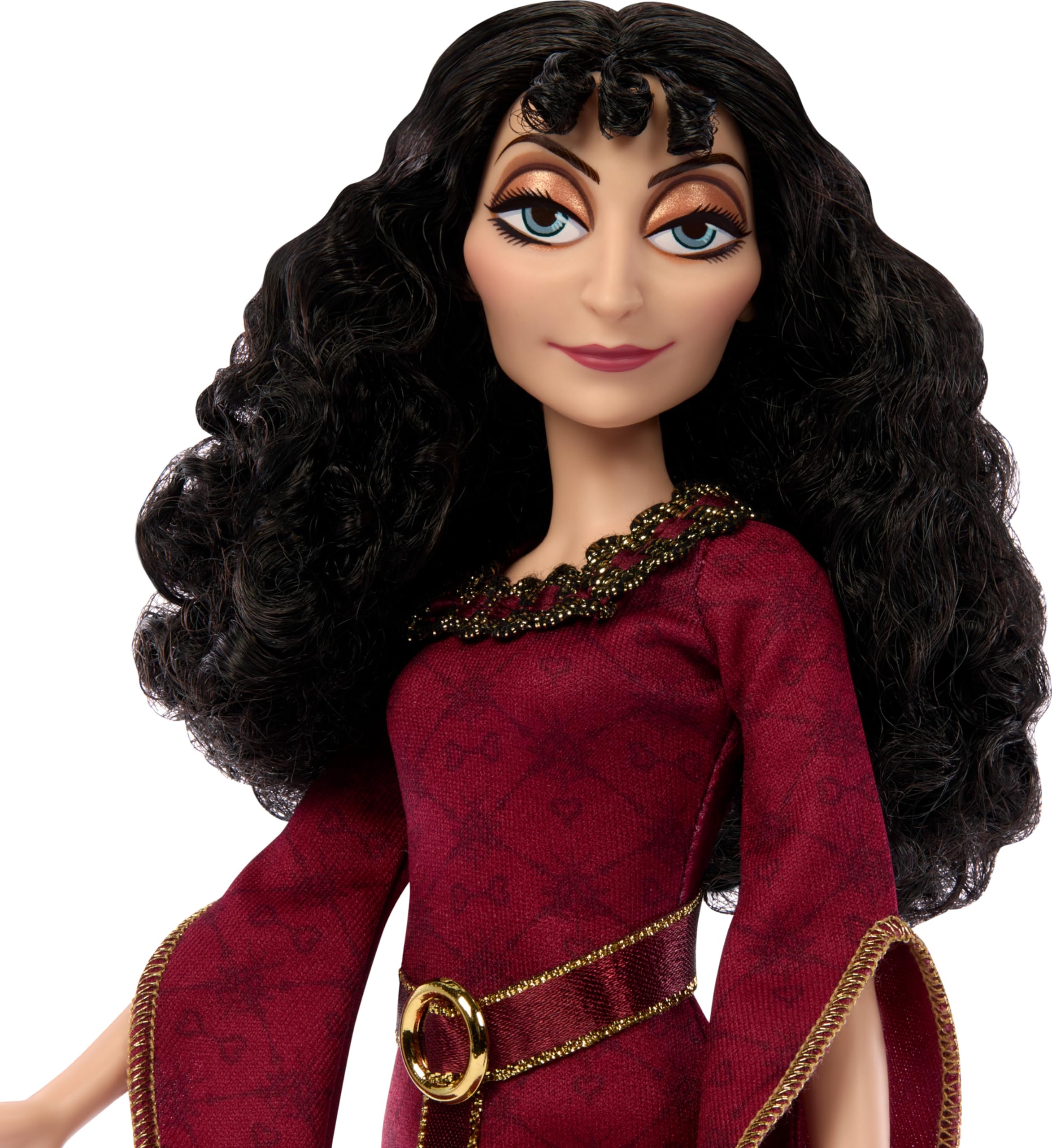 Mattel Disney Princess Toys, Villains Mother Gothel Fashion Doll, Removable Outfit with Basket & Flower Accessories, Inspired by the Movie Tangled