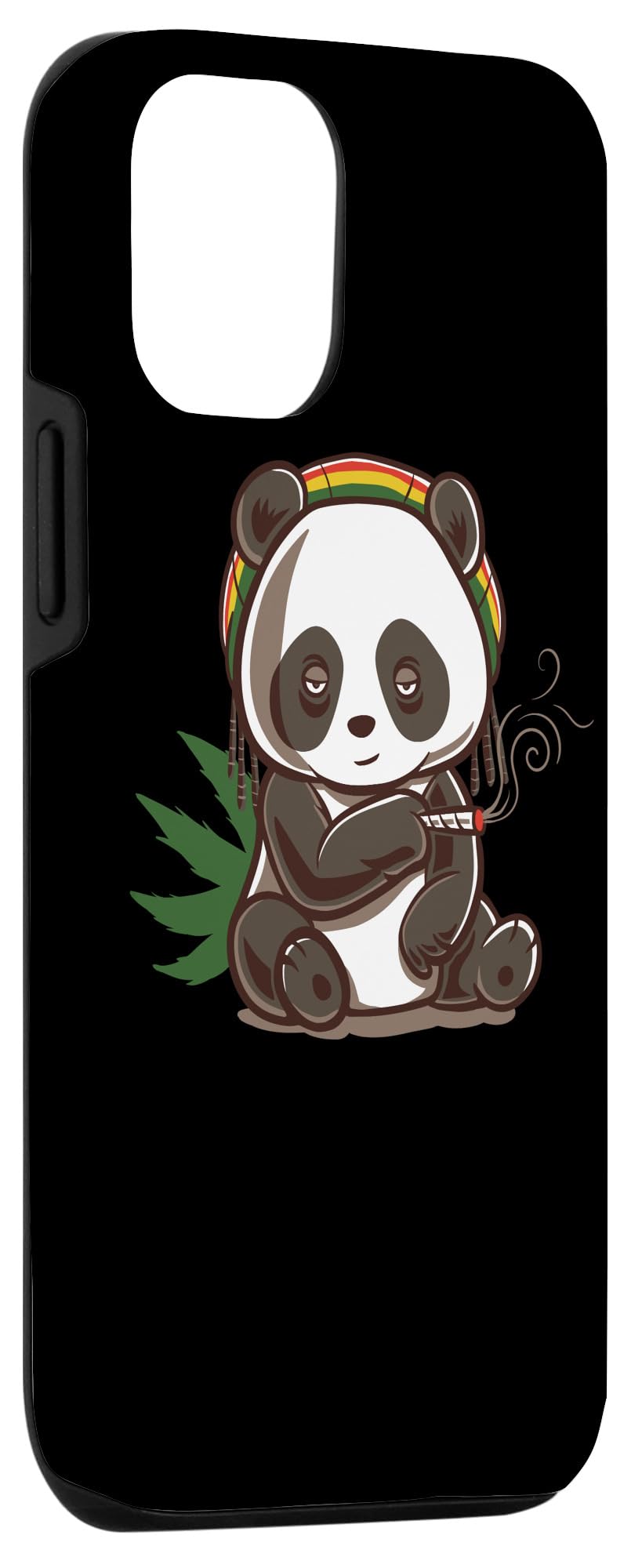 iPhone 14 Pro Weed Smoking Panda Marijuana Cannabis Stoner THC CBD 420 Case