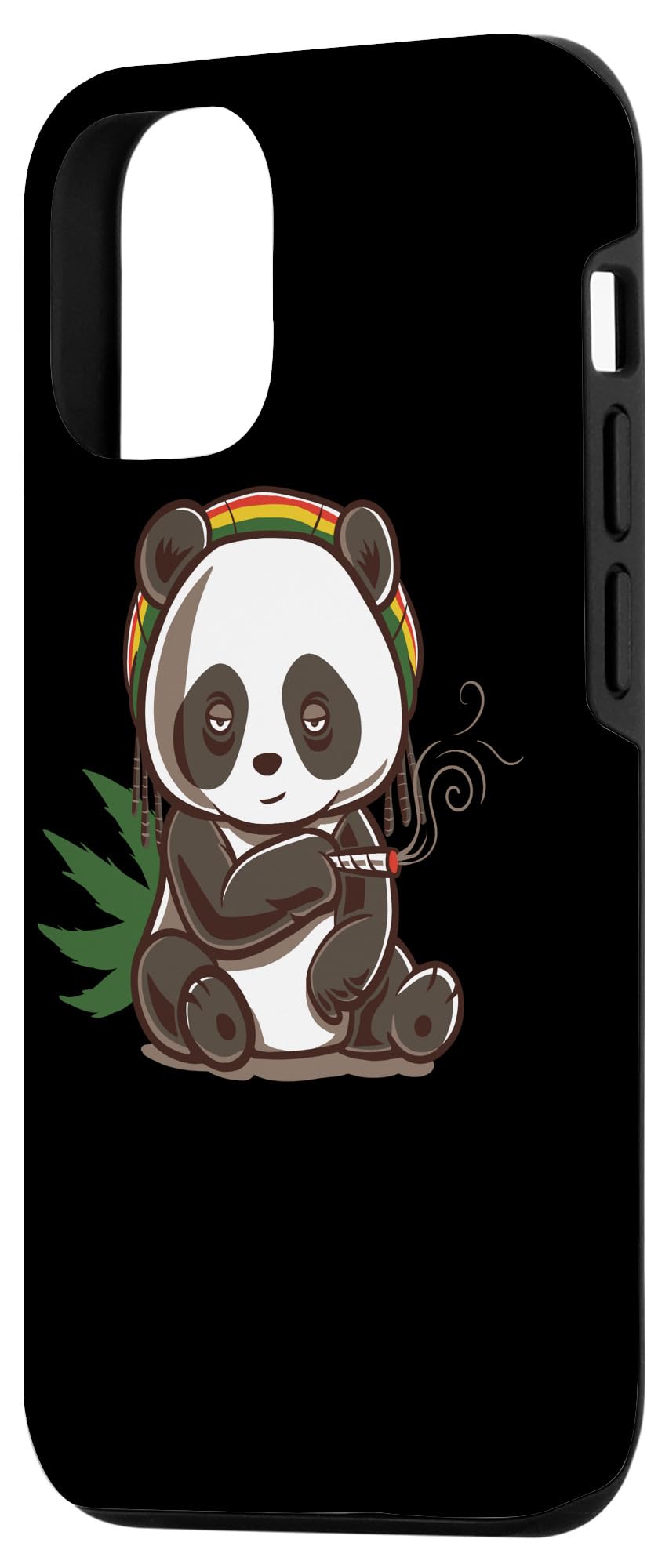 iPhone 14 Pro Weed Smoking Panda Marijuana Cannabis Stoner THC CBD 420 Case