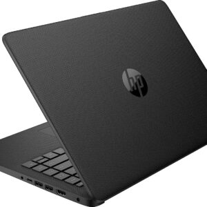 HP Newest 14Inch Ultral Light Laptop, Intel Quad-Core N4000 Series Processor, 8GB RAM, 64GB eMMC, 1 Year Office 365, Webcam, HDMI, WiFi, USB-A&C, Win 11+GM Accessory Jet Black