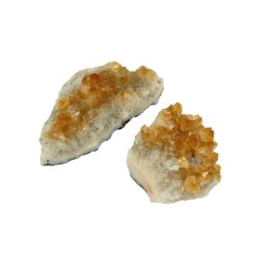 Mineralist Collection Healing Stones - High Energy Amethyst Citrine Chunk - Decorative Spiritual Crystal Gemstones, Natural Chunk for Meditation, Chakra, Decorations, Aura - 2lb