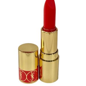 YVES SAINT LAURENT Rouge Volupte Shine Lipstick Balm # 45 Red RougeTuxedo MINI/SMALL/SAMPLE SIZE/TRAVEL SIZE