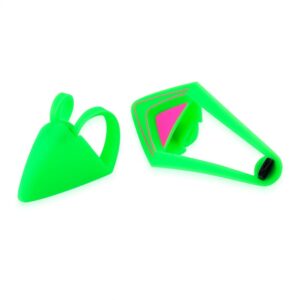 Glow in Dark Silicone Cat Kitty Ears Lovely Fluorescent Cat Ears Compatible for Bose/Razer/HyperX/Corsair/SteelSeries Arctis/Edifier Gaming Headphones (Green)