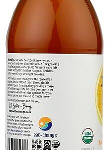 Eat The Change Just Ice Tea Organic Half Tea & Half Lemonade Tea, Kosher, 16 Fluid Ounces (Pack Of 12)