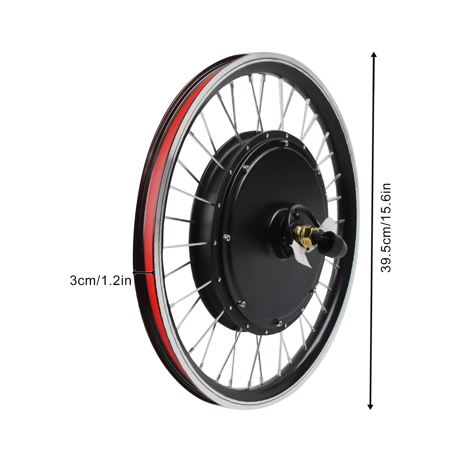 Electric Bike Conversion Kit,20" Front/Rear Wheel E-Bike Powerful Hub Motor Kit with SW-810LED Display Waterproof Wire Front/Rear Wheel Hub Assembly Motor Kit (20" 48V 1000W Front Wheel)