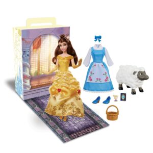 Disney Store Official Belle Story Doll, Beauty and The Beast, 11 Inches, Fully Posable Toy in Glittering Outfit - Suitable for Ages 3+ Toy Figure?