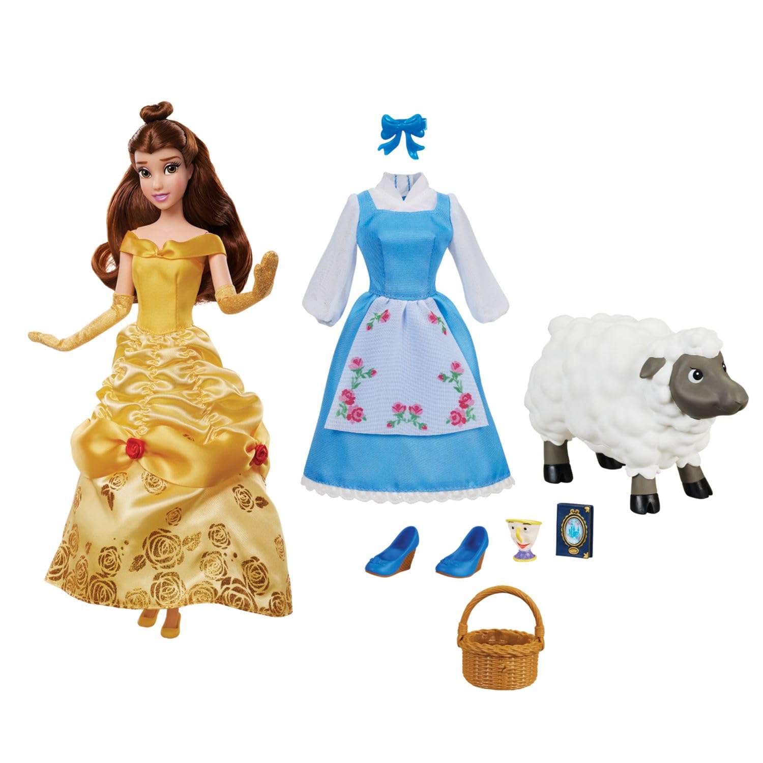 Disney Store Official Belle Story Doll, Beauty and The Beast, 11 Inches, Fully Posable Toy in Glittering Outfit - Suitable for Ages 3+ Toy Figure?