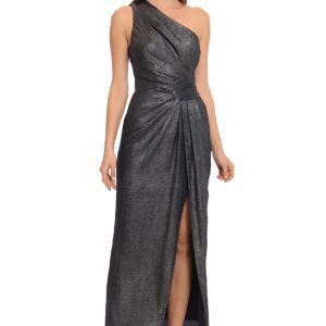 Maggy London Women's Holiday Sequin Dress Event Occasion Cocktail Party Guest of, Navy/Silver