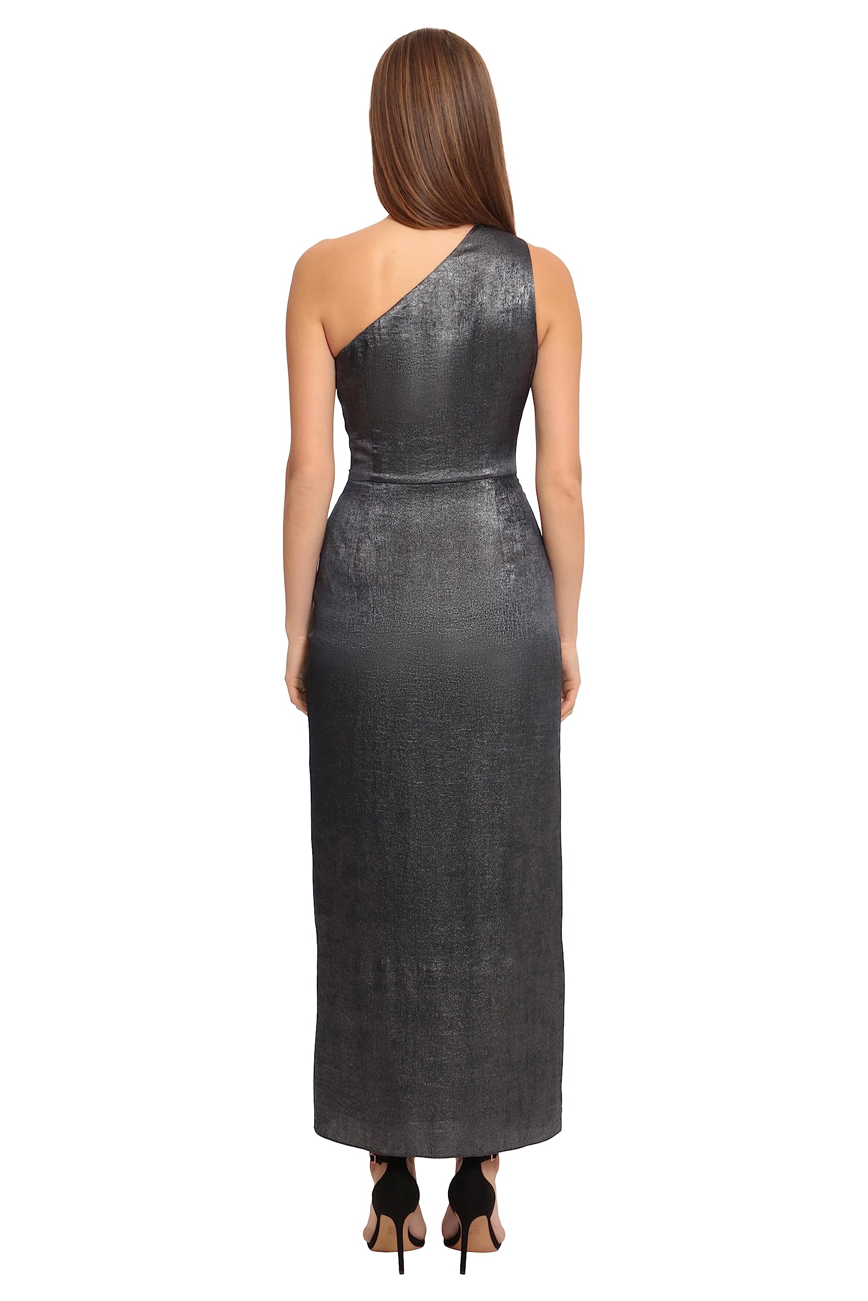 Maggy London Women's Holiday Sequin Dress Event Occasion Cocktail Party Guest of, Navy/Silver