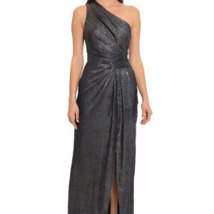 Maggy London Women's Holiday Sequin Dress Event Occasion Cocktail Party Guest of, Navy/Silver