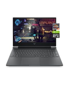 hp victus 15-fb0020nr 15.6 gaming notebook - full hd - 1920 x 1080 - amd ryzen 5 5600h hexa-core [6 core] - 8 gb total ram - 512 gb ssd - mica silver (renewed)