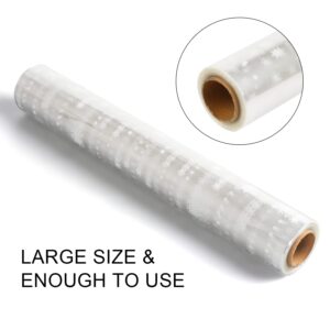 SULOLI Christmas Cellophane Wrap Roll - 32 In x 99 Ft Snowflakes Christmas Wrapping for Gifts Flowers Hampers Baskets