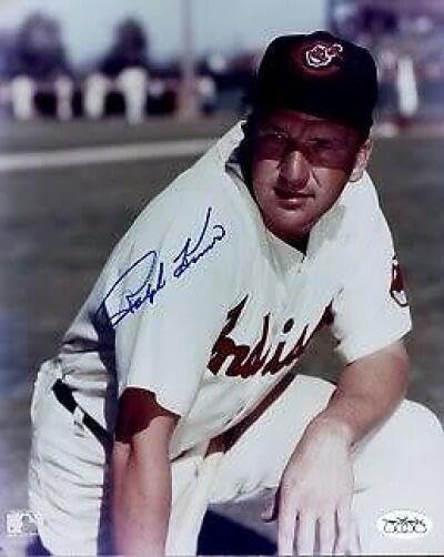 Ralph Kiner Indians Signed Jsa Cert Sticker 8x10 Photo Autograph Authentic - Autographed MLB Photos