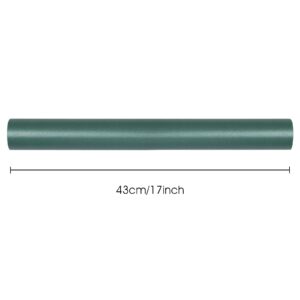 Flyhill Mini Dark Green Wrapping Paper Roll-17inch*32.8ft（46.8sqft- Solid Color with Pearly-Luster Gift Wrap for Christmas,Birthday,Bridal Shower，Holiday,Wedding