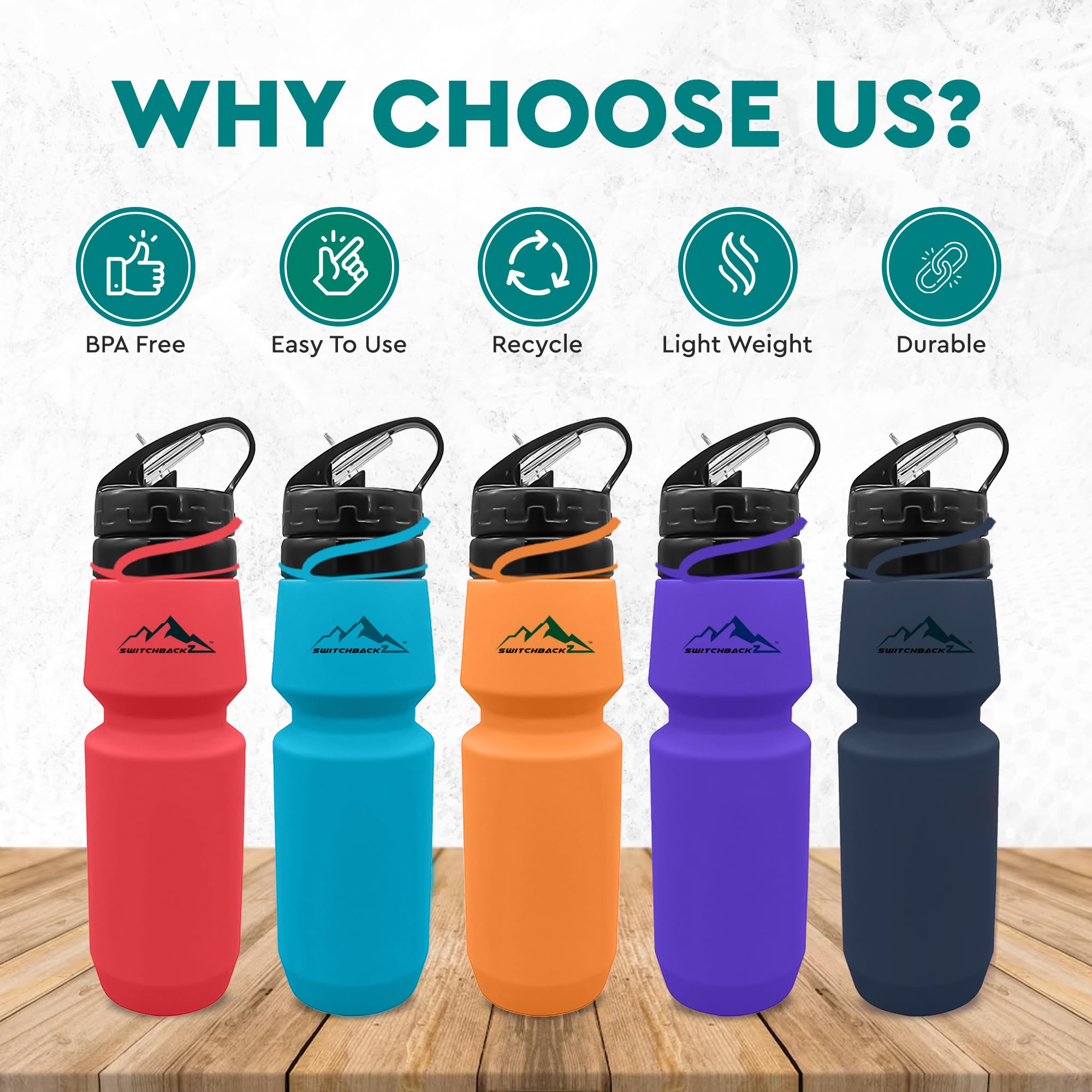 Collapsible Water Bottle (25Oz) - BPA Free Silicone Space Saving Collapse Water Bottle W/ Removable Straw | Temperature Resistant Collapsible Water Bottles For Travel And Rugged Outdoor Activities