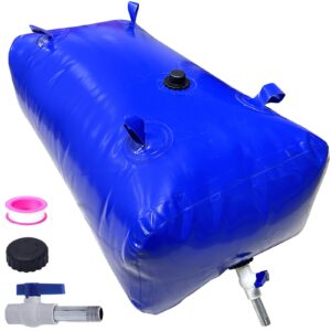 xitao 63gal/240l water storage bladder large capacity water storage containers portable foldable emergency water tank water bag for rvs, drought resistance, fire prevention, agricultural irrigation