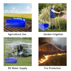 XITAO 63Gal/240L Water Storage Bladder Large Capacity Water Storage Containers Portable Foldable Emergency Water Tank Water Bag for RVs, Drought Resistance, Fire Prevention, Agricultural Irrigation