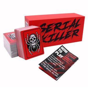 SERIAL KILLER - STARTER BOX - MAIN GAME - Hilariously Dark Card Game for ADULTS with Murderous Thoughts Sometimes -Murder Mystery - Fun and Easy to Play – Original Halloween Party Games Horror Games