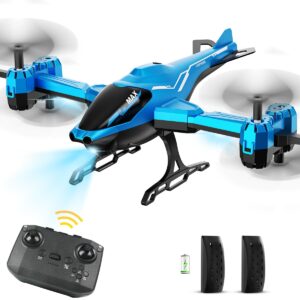 VATOS RC Helicopter 2.4G, All in 1 Remote Control Helicopter Super Function 360° Flip, Obstacle Avoidance, Altitude Hold, One Key take Off/Landing, RC Plane Toy Gifts for Kids Adults