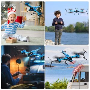 VATOS RC Helicopter 2.4G, All in 1 Remote Control Helicopter Super Function 360° Flip, Obstacle Avoidance, Altitude Hold, One Key take Off/Landing, RC Plane Toy Gifts for Kids Adults