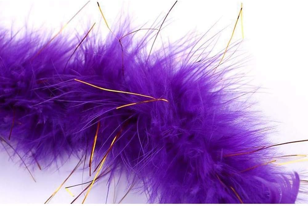 Purple Cat Teasing Stick Toy Interactive Stick, Sparkly Feather Boa with Crinkle Ball Tease Cat Rod Funny Cute Pet Supplies for Cat Training Indoor Cats Cat Toys Interactive for Indoor Cats