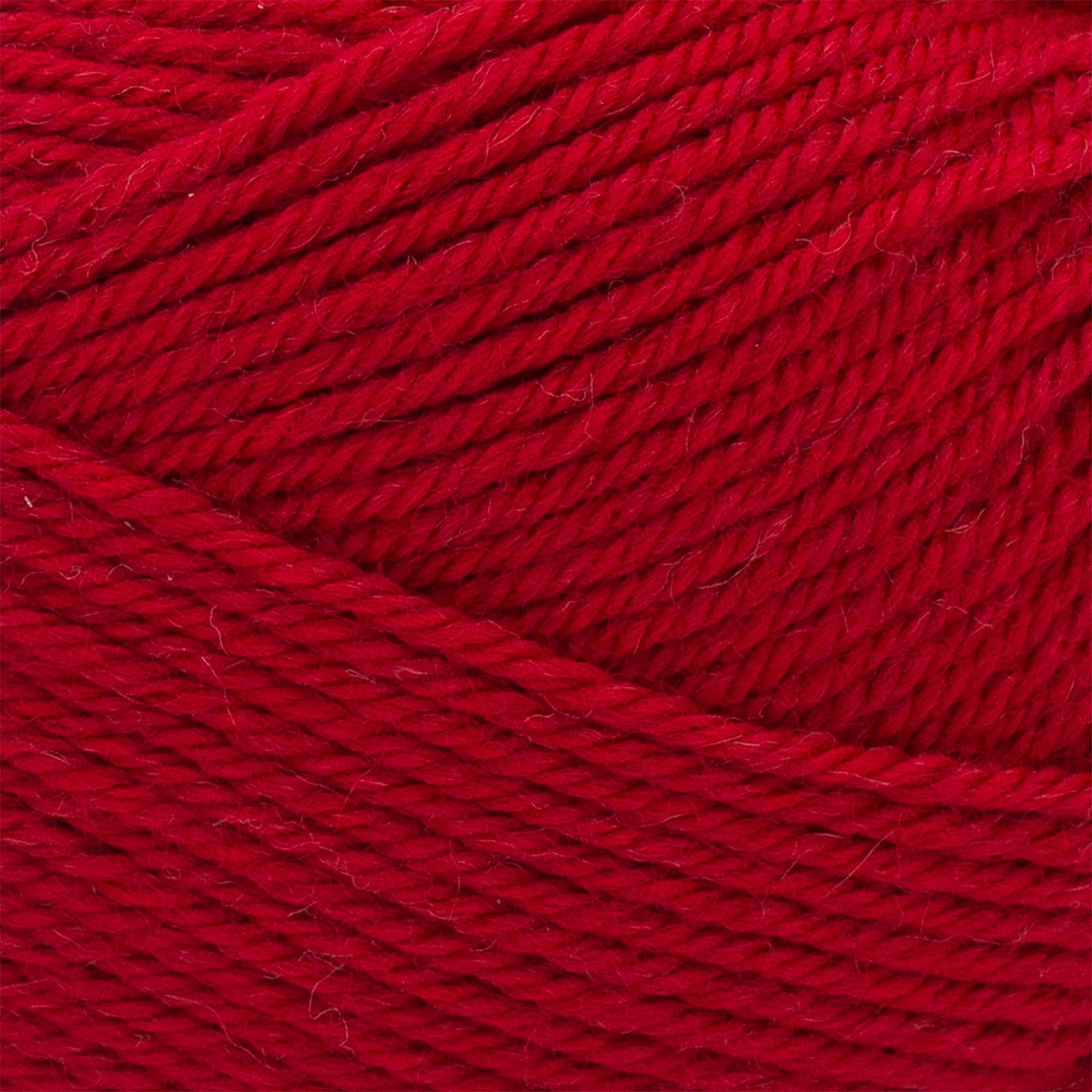 Lion Brand Yarn Wool-Ease Recycled yarn, 1 Pack, Red