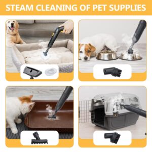 Steam Cleaner Multipurpose Heavy Duty With 19 Accessories With 1.5L Tank Chemical-free Rolling Cleaning Machine for Carpet, Floors, Windows,Mirrors,Glasses and Cars