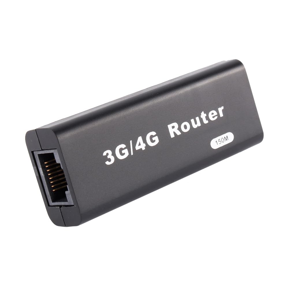 Portable 3G / 4G WiFi Router, 150Mbps Data Speed, Compatible with 400 + USB 3G Modems, Automatic Dial - Up, Plug and Play