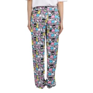 Hello Kitty and Friends Women's Chibi Character AOP Lounge Pajama Pants (Medium) Multicoloured