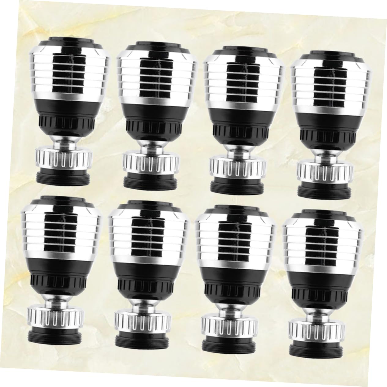 DOITOOL 8pcs Faucet Filter Nozzle 360 Degree Swivel Faucet Aerator for Sink Faucet Strainer Faucet Nozzle Movable Kitchen Tap Head Water Saving Tap Head Faucet Head Connector To Rotate