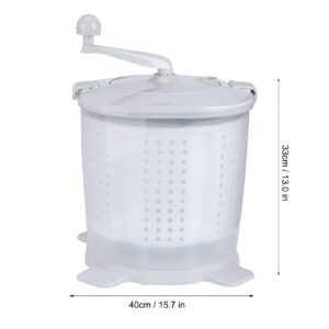 Portable Washing Machine, Mini Washing Machine, ABS Manual Washing Machine, Mini Washer Hand Washing Machine Small Washer Machine for Apartment, Laundry, Camping, Dormitory